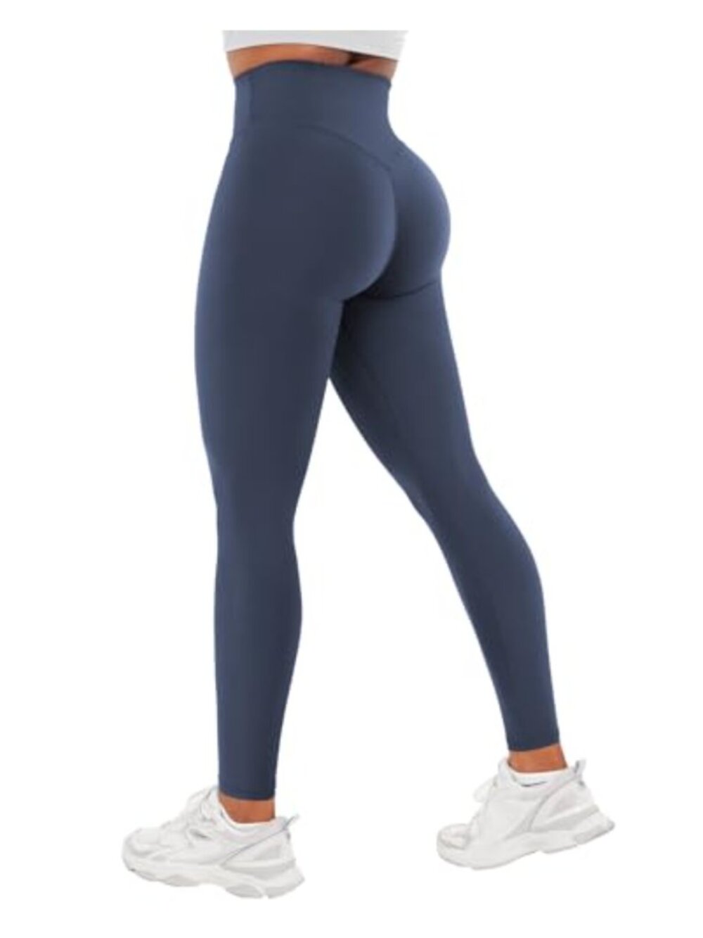 High Waisted Hidden Scrunch Leggings Nylon Spandex Workout Yoga Pants
